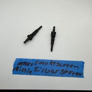 Vintage G1 Transformers Smokescreen Silverstreak Missile Lot of 2 Black Original